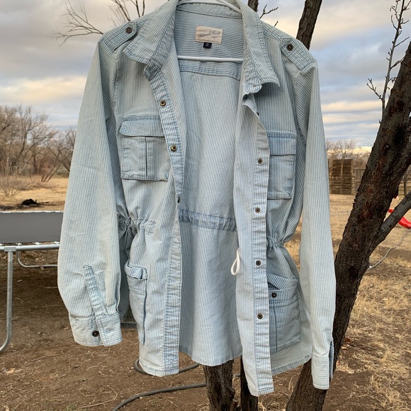 Utility Jacket Universal Thread ❤️Spring Stripes🎯 - Picture 1 of 4